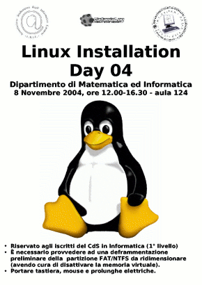 Locandina Linux Installation Day 04